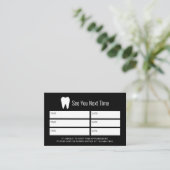 歯科医プロフェッショナル歯科アポイントメント 予約カード (スタンド正面)