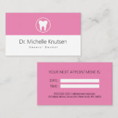 歯科医プロフェッショナル歯科アポイントメント 名刺 (正面/裏面)