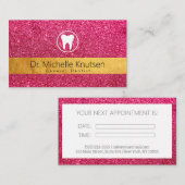 歯科医プロフェッショナル歯科アポイントメント 名刺 (正面/裏面)