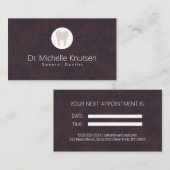 歯科医プロフェッショナル歯科アポイントメント 名刺 (正面/裏面)