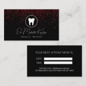 歯科医プロフェッショナル歯科アポイントメント 名刺 (正面/裏面)