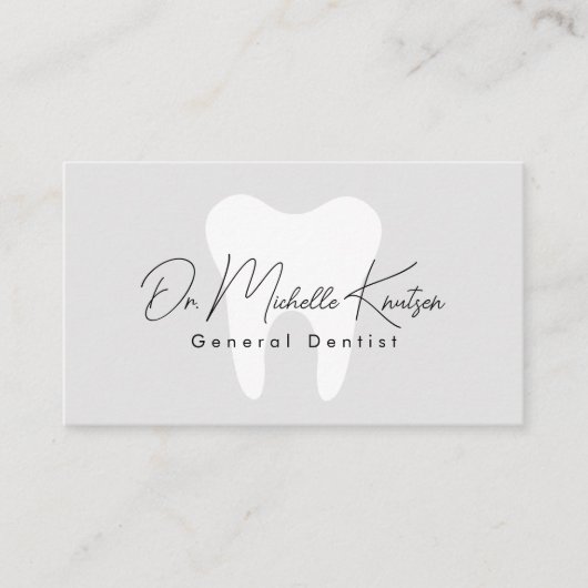 歯科医プロフェッショナル歯科アポイントメント 名刺 (正面)