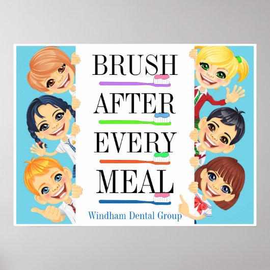 歯科医ポスター – SRF ポスター (正面)