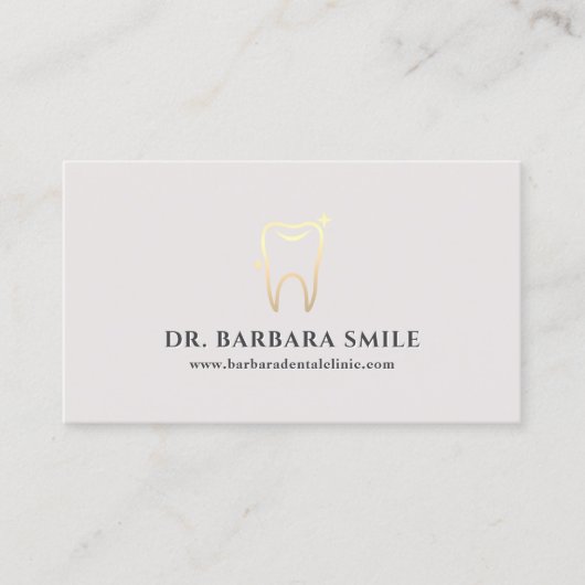 歯科医ミニマル歯診療所アポイントメント 名刺 (正面)