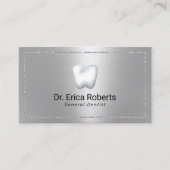 歯科医モダンシルバーデンタルケア 名刺 (正面)