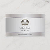 歯科医モダンシルバー歯科アポイントメント 予約カード (正面)