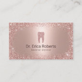 歯科医モダンバラ金ゴールド歯科アポイントメント 名刺 (正面)