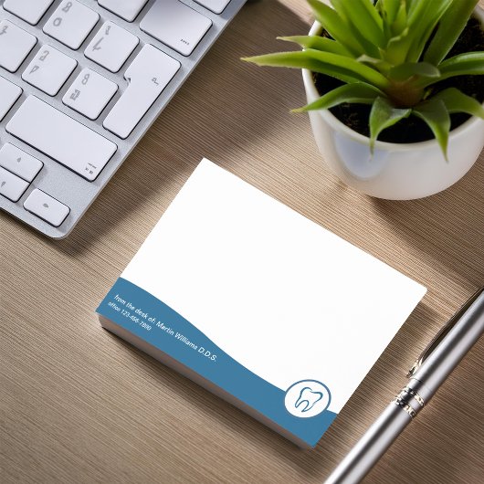 歯科医モダン室のスティッキーノートパッド ポストイット