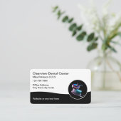 歯科医モダン用歯ブラシ名刺 名刺 (スタンド正面)