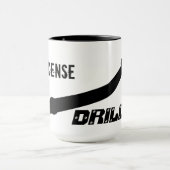 歯科医ユーモアおもしろい引用文訓練の許可 マグカップ (中央)