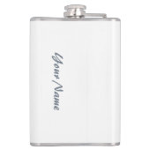 歯科医ユーモアカスタムモノグラムフラスコ フラスク (裏面)