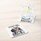 歯科医ユーモアコースター スクエアペーパーコースター (インサイチュ)