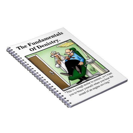 歯科医ユーモアノートおもしろいギフト ノートブック (右側)