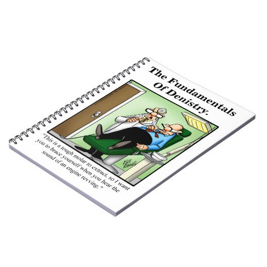 歯科医ユーモアノートおもしろいギフト ノートブック (左側)