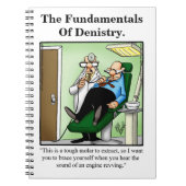 歯科医ユーモアノートおもしろいギフト ノートブック (正面)