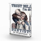 歯科医ユーモア名前をカスタムする写真ブロック フォトブロック (右)