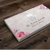 歯科医ヴィンテージフローラ白歯デンタルケア 名刺