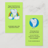 歯科医名刺テンプレート 名刺 (正面/裏面)