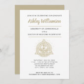 歯科医学博士課程卒業のお知らせ 案内状 (正面/裏面)