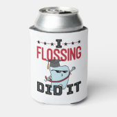 歯科医学校卒業フロスおもしろいシング 缶クーラー (缶裏面)