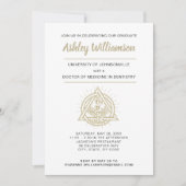 歯科医学部卒業のお知らせ 案内状 (正面)