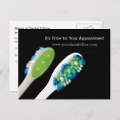 歯科医局歯科アポイントメント ポストカード (正面/裏面)