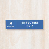 歯科医師のロゴ |社員モダンのみ サインプレート (正面)