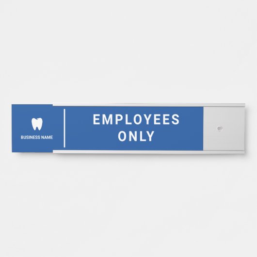 歯科医師のロゴ |社員モダンのみ サインプレート (正面)