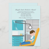 歯科医師の告知 招待状 (正面/裏面)