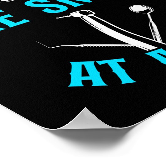 歯科医師の歯科医師が世界をより良くする ポスター (角)