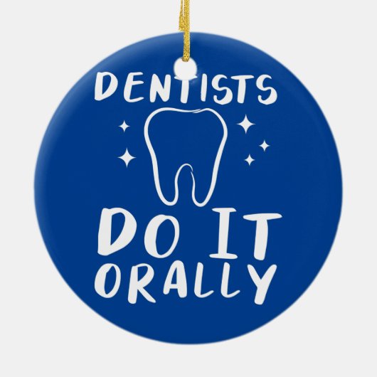 歯科医師は歯科歯科歯科医師に対して口頭で行う セラミックオーナメント (裏面)