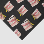 歯科医師卒業式パーティギフトティッシュペーパー 薄葉紙 (詳細)