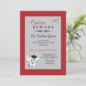 歯科医師卒業招待状 招待状 (スタンド正面)