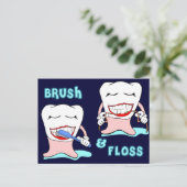 歯科医師及び歯科衛生士 ポストカード (スタンド正面)