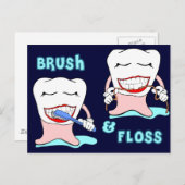 歯科医師及び歯科衛生士 ポストカード (正面/裏面)