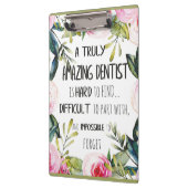 歯科医師感謝ギフト引用文 クリップボード (左)