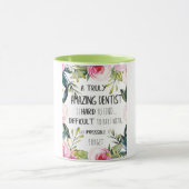 歯科医師感謝ギフト引用文 マグカップ (中央)