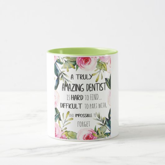 歯科医師感謝ギフト引用文 マグカップ (中央)