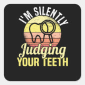 歯科医師歯専門歯科技工士歯科 スクエアシール (正面)