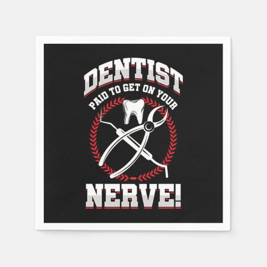 歯科医師歯科医歯医歯医師の衛生用品 スタンダードカクテルナプキン (正面)