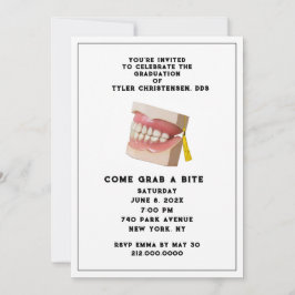 歯科医師歯科学校卒業パーティー招待状 招待状