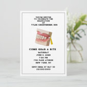 歯科医師歯科学校卒業パーティー招待状 招待状 (スタンド正面)