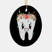 歯科医師歯科補助口腔衛生士の歯 セラミックオーナメント (右)