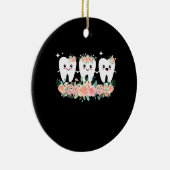 歯科医師歯科補助口腔衛生士の歯 セラミックオーナメント (右)