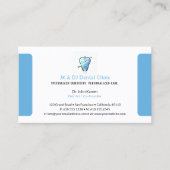 歯科医師 | 歯科予約カード 名刺 (正面)