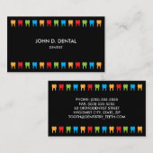 歯科医師、歯科用又はプロファイルカード 名刺 (正面/裏面)