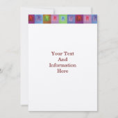 歯科医招待状 招待状 (正面)