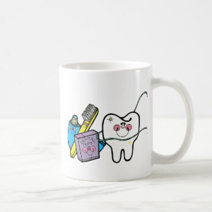 歯科医日3月6日の歯科物 コーヒーマグカップ