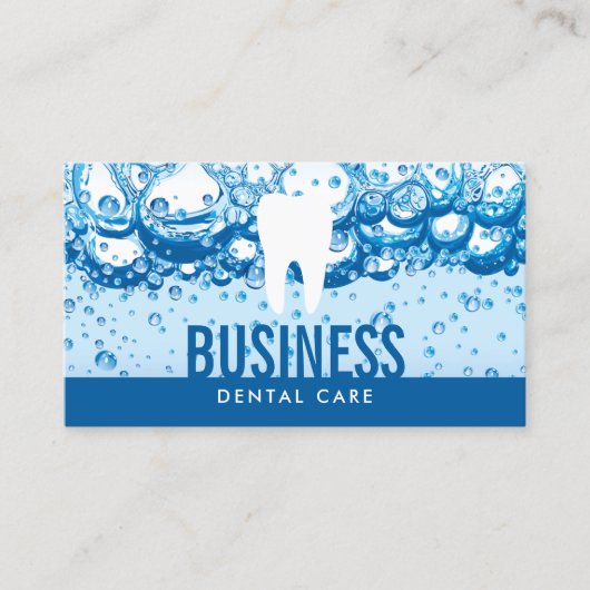 歯科医歯及び水プロフェッショナルのデンタルケア 名刺 (正面)