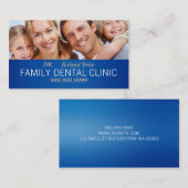 歯科医歯科ドクターティーススマイルファミリー 名刺 (正面/裏面)